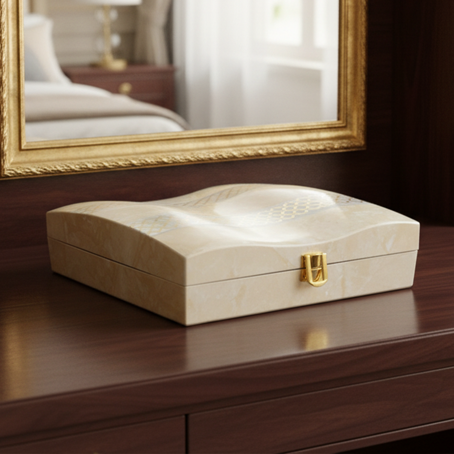 Luxury Cosmetic Cases (Ivory)
