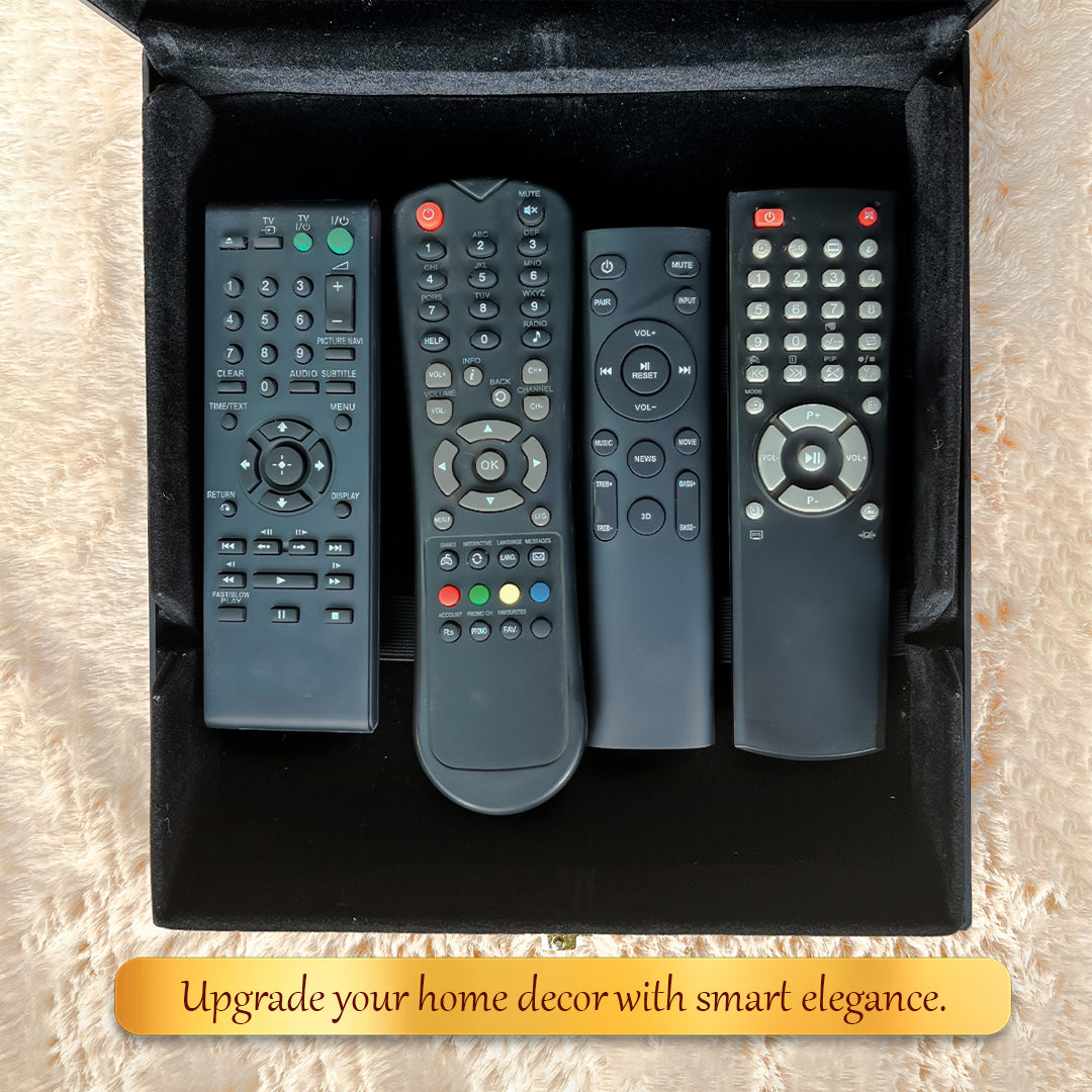 Luxury Remote Control Case (Black)