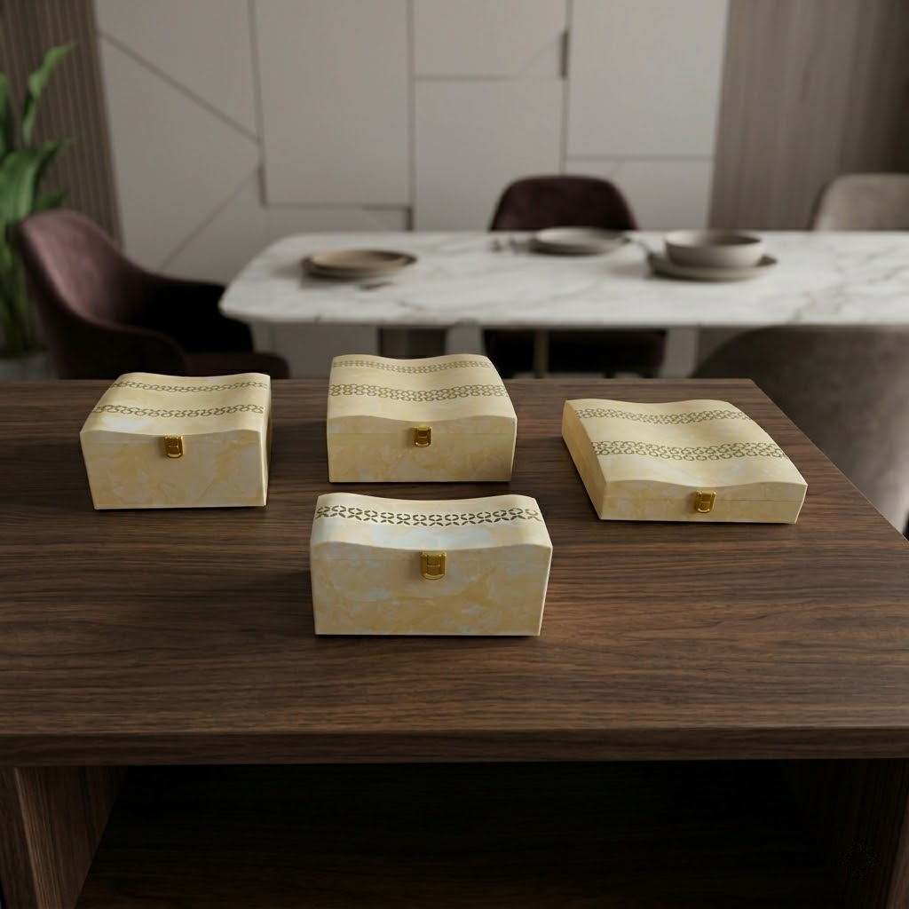 Set of 4 Pieces : (S01,P001,IvryMrb)