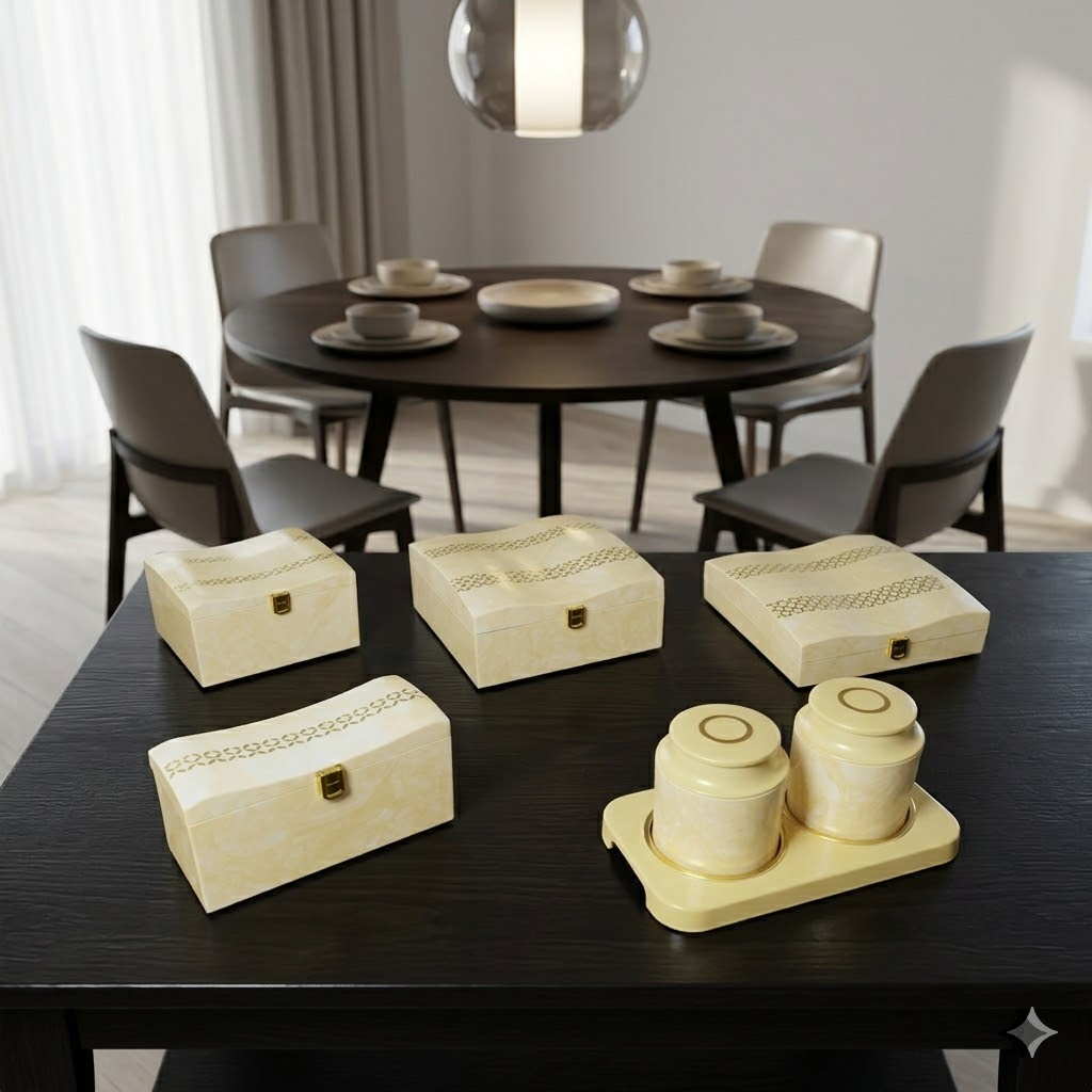 Set of 5 Pieces : (S01,P001,IvryMrbl)