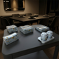 Set of 5 Pieces  : (S01,P001,GreyMrbl)