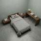 Set of 4 Pieces : (S01,P001,GreyMrbl)