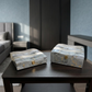 Set of 2 Pieces : (S01,P001,GreyMrbl)