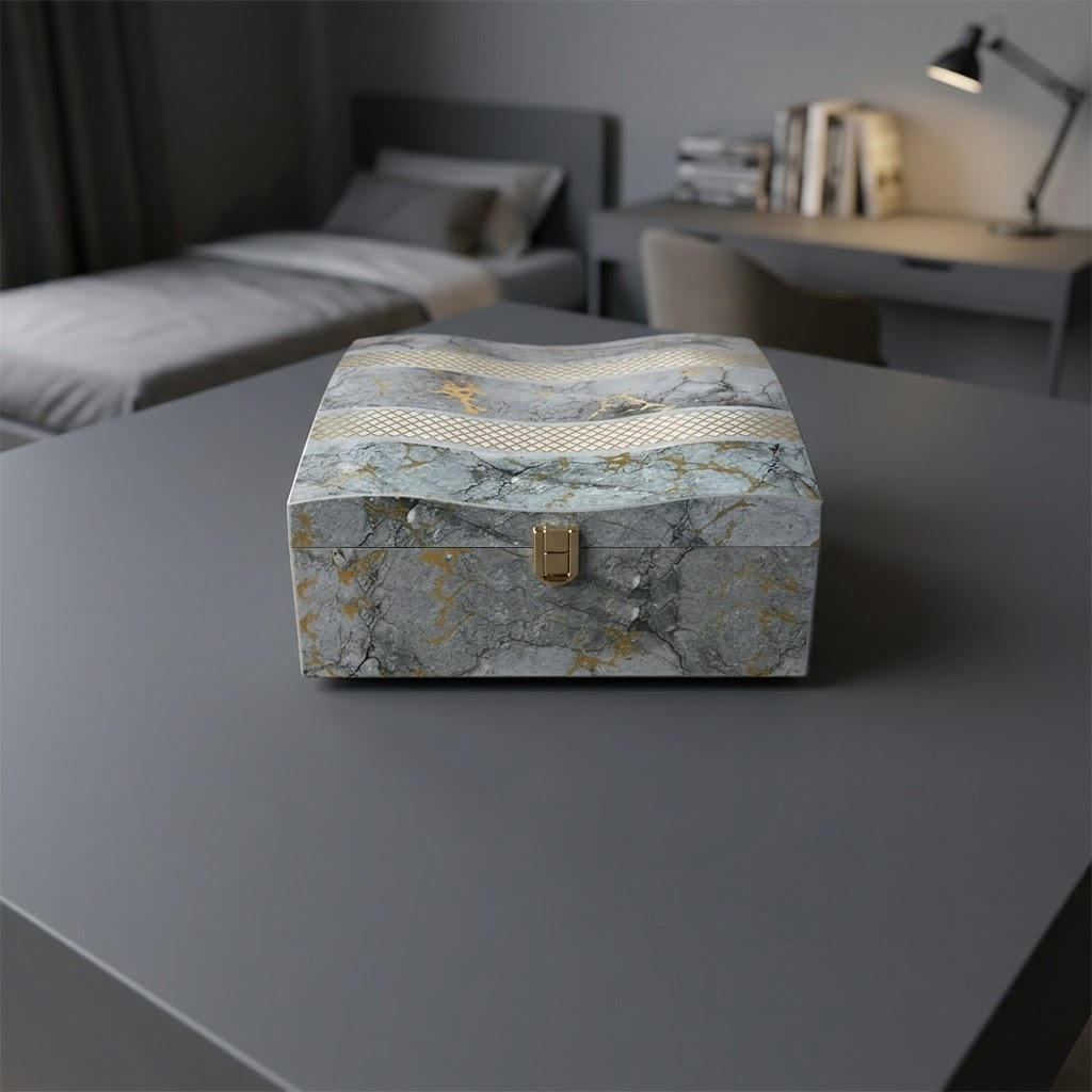 Single Piece : (250x230x95,P001,GreyMrbl)