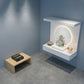 Single Piece : (250x230x60,P001,BlkMrbl)