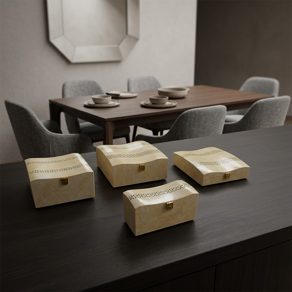 Set of 4 Pieces : (S01,P001,IvryMrb)
