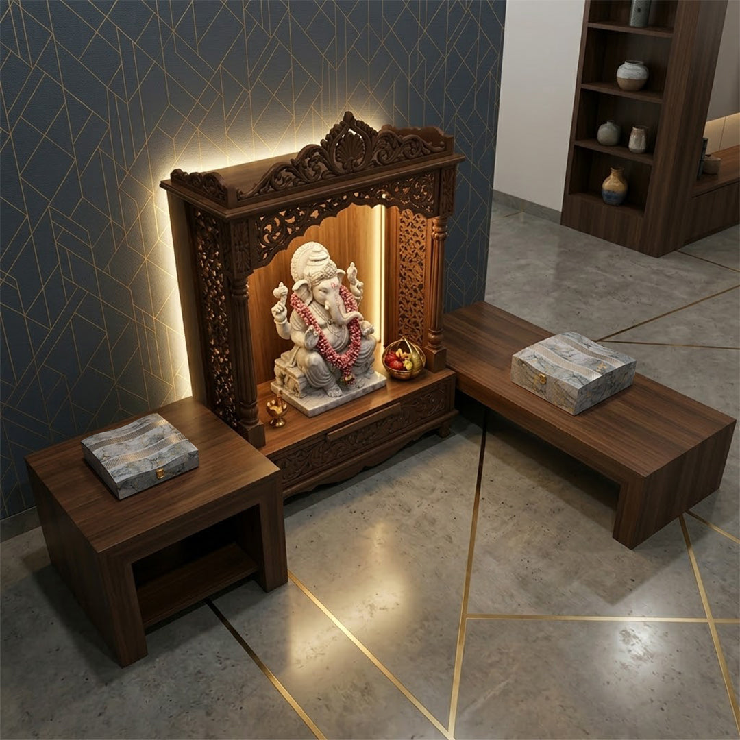 Set of 2 Pieces : (S01,P001,GreyMrbl)