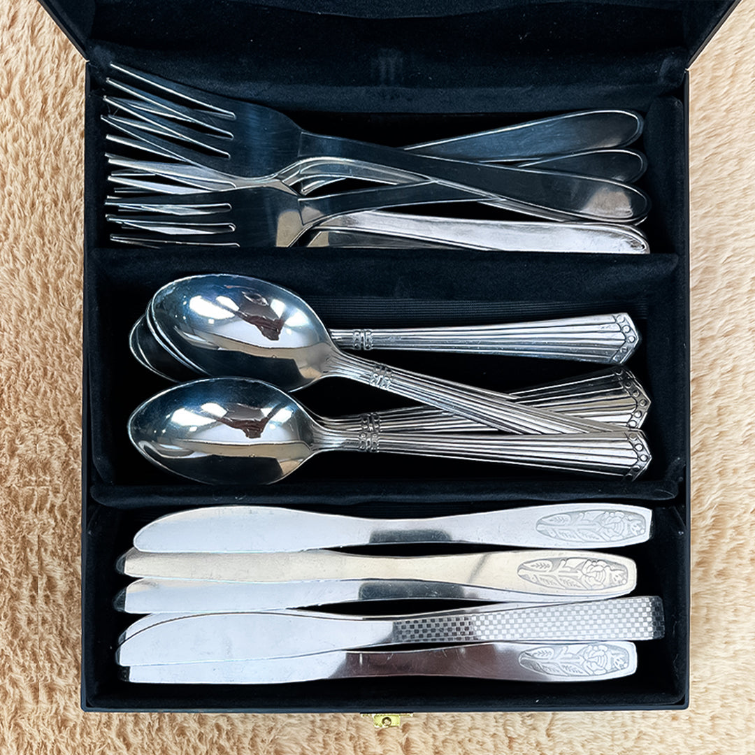 Luxury Cutlery Case (Black)