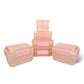 Kitchen Storage Container Set of 8 pcs (2"Clip On"SB-H90) + (2"Clip On"SB-H45) + (2"Elegant"SB-H25) + (2"Mini"SB-H44)