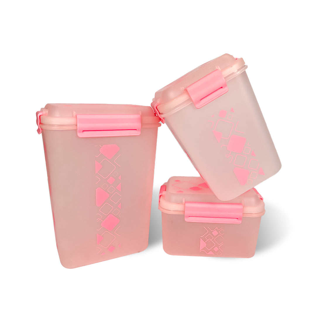 Airtight Kitchen Storage Container Set – 3 pcs (4700 ml, 3400 ml, 1900 ml)