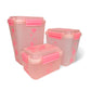 Airtight Kitchen Storage Container Set – 3 pcs (4700 ml, 3400 ml, 1900 ml)