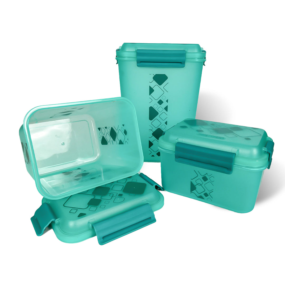 Airtight Kitchen Storage Container Set – 3 pcs (4700 ml, 3400 ml, 1900 ml)
