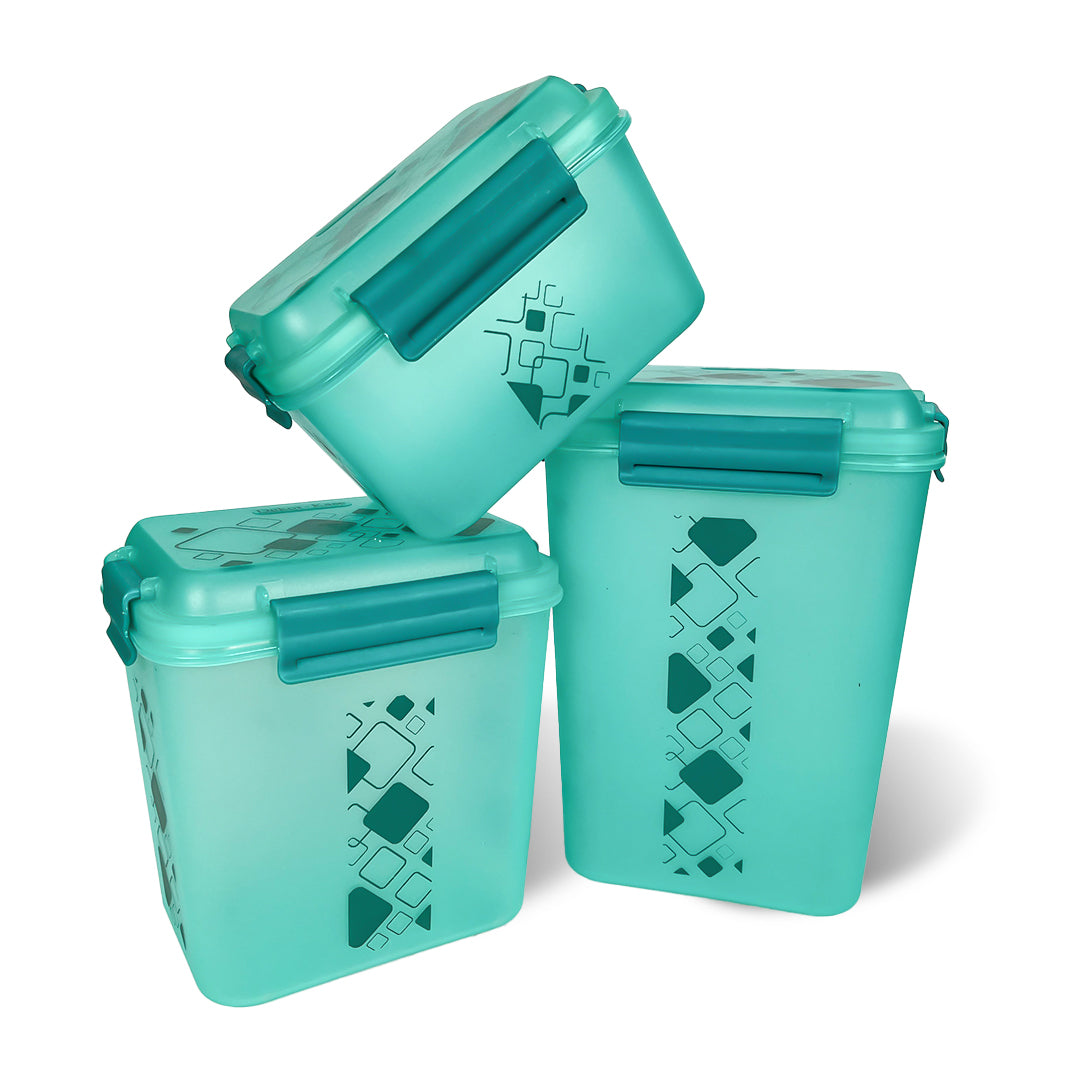 Airtight Kitchen Storage Container Set – 3 pcs (4700 ml, 3400 ml, 1900 ml)