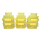 Multipurpose Food Storage Container for Dry Fruits, Pulses, Rice, Grain, Wheat |Semi-Transparent & Airtight | BPA-Free | Kitchen Organizer | Set of 12 – 3x1900 ml, 3x900 ml, 3x350 ml, 3x190 ml | Rectangular Shape
