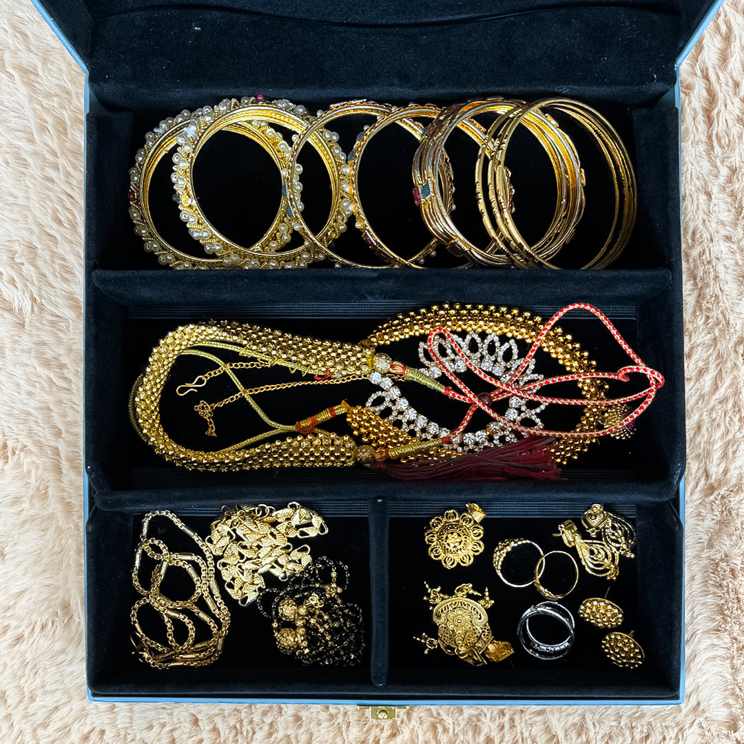 Luxury Personal Jewellery Case (Grey)